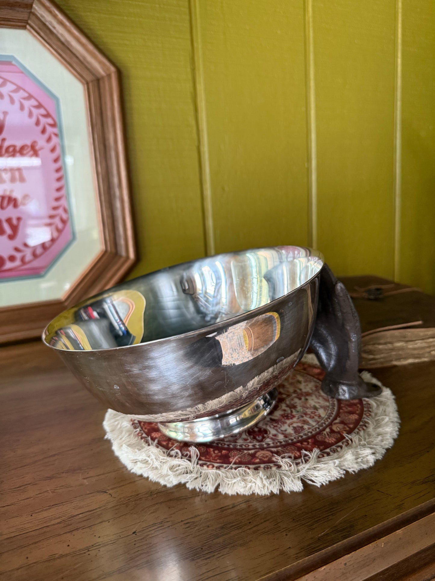 Silver Serving Bowl